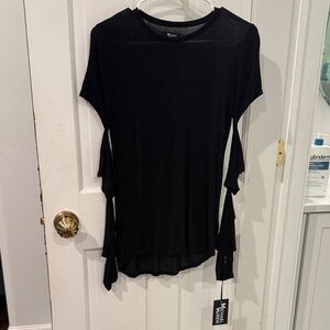 Michael Lauren Black long sleeve arms with holes